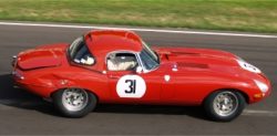 E-Type Jaguar racing